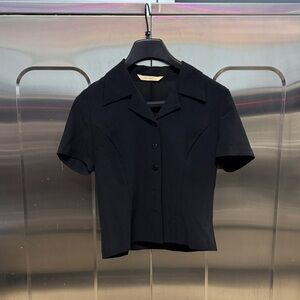 Classic Black Women's Blouse